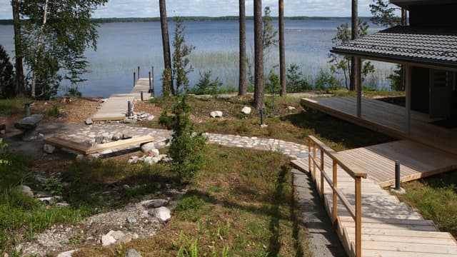 Kuva mökkirannasta