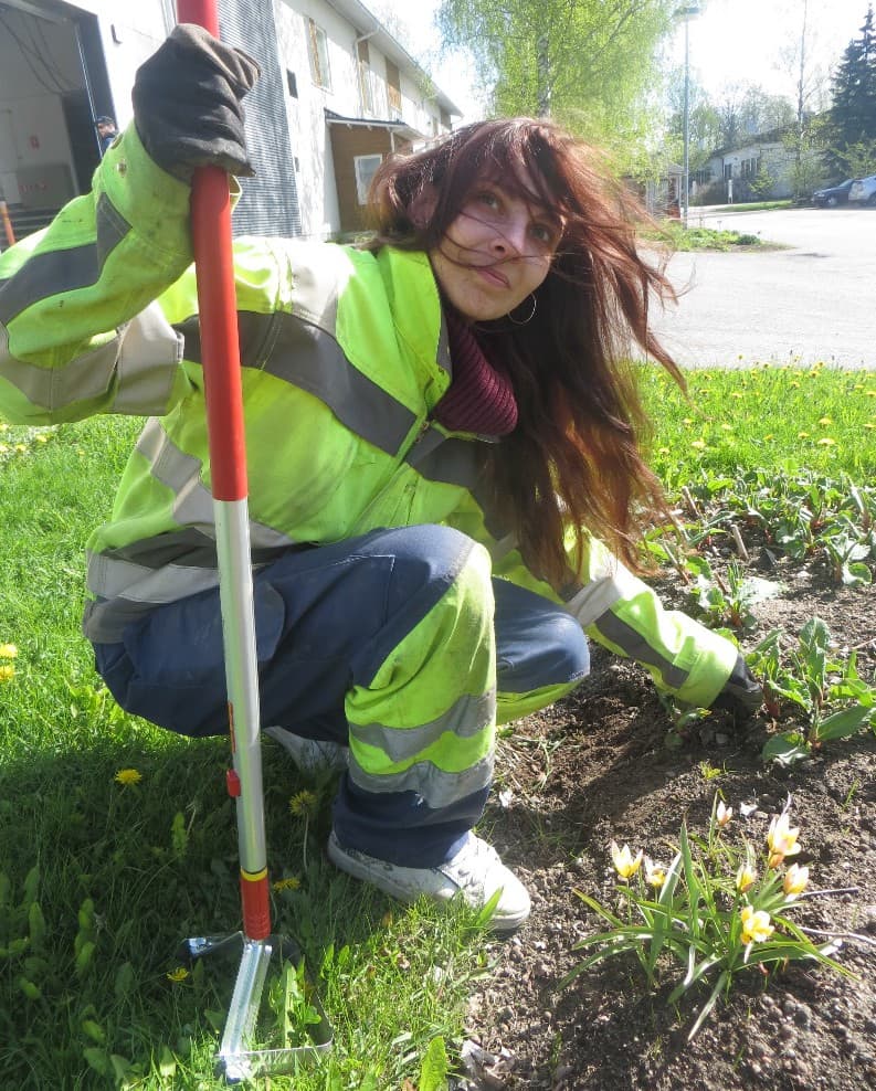 <p data-block-key="s2l8r">Minna Laakso, 26 v, on aina pitänyt puutarha-alasta.</p>
