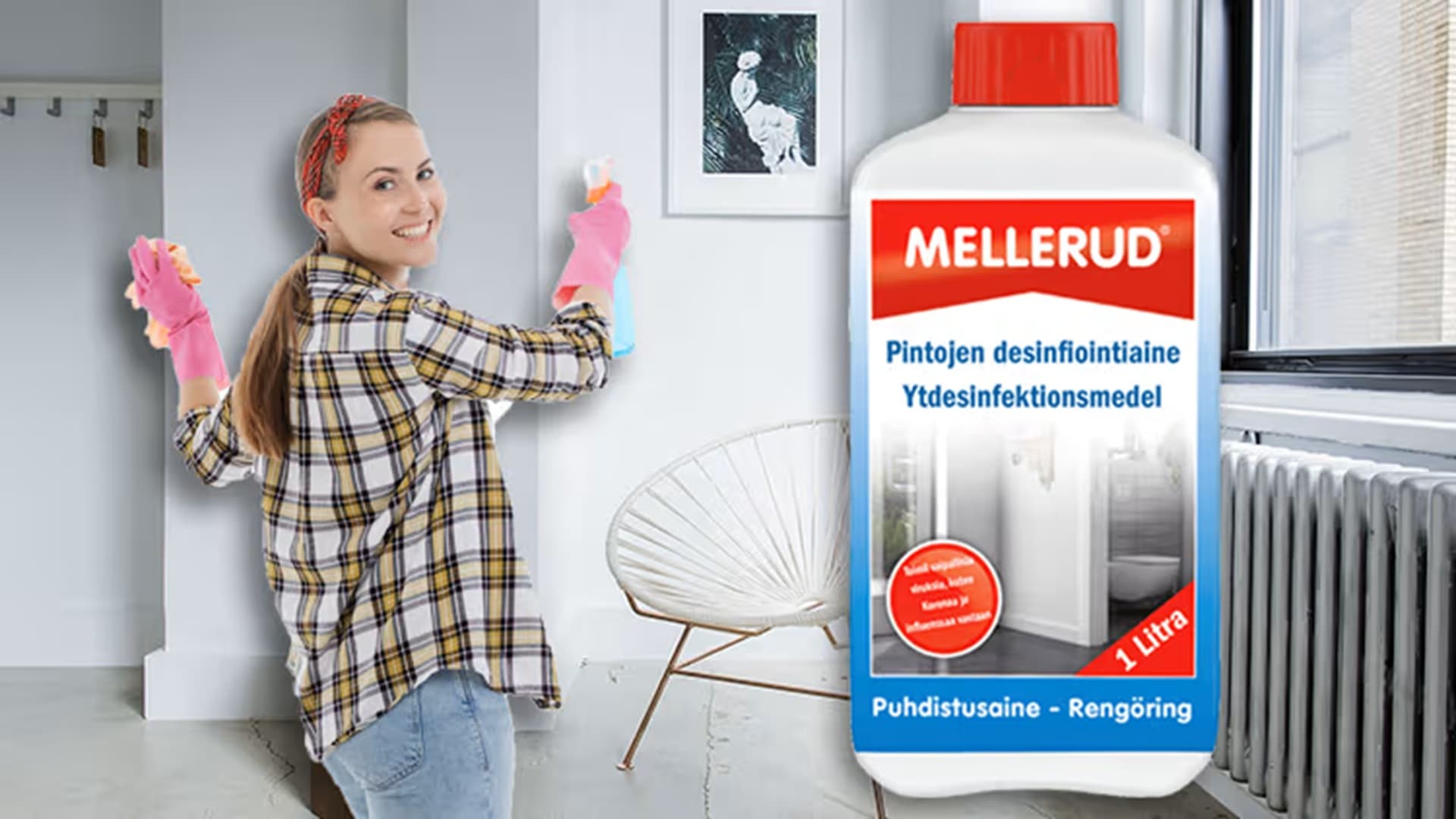 <p data-block-key="f9k5r">Mellerud pintojen desinfiointiaineet saat Rakennuskemialta.</p>